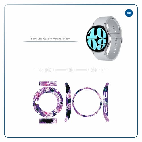 Samsung_Watch6 44mm_Purple_Flower_2